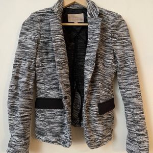 Banana Republic Black/White Blazer (size 6)